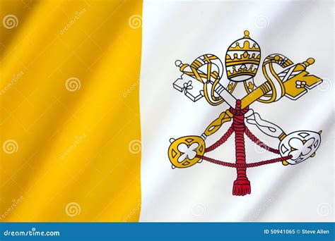 Flag Of Vatican City Stock Image Image Of Roman Tourism 50941065