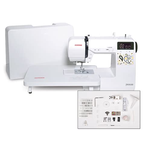 Janome Jw8100 Fully Featured Computerized Sewing Machine With 100
