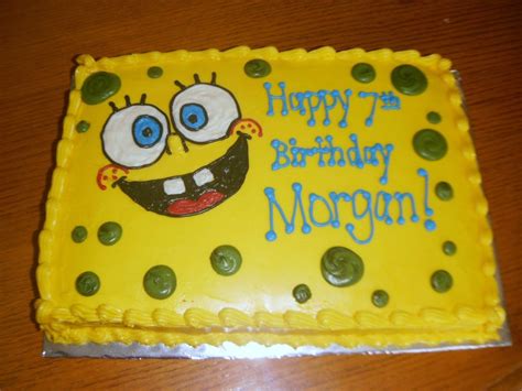 32 Excellent Picture Of Spongebob Birthday Cakes