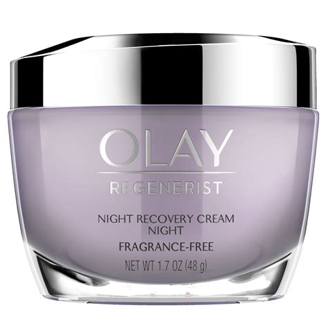 Olay Regenerist Night Recovery Night Cream Face Moisturizer 1.7 oz ...
