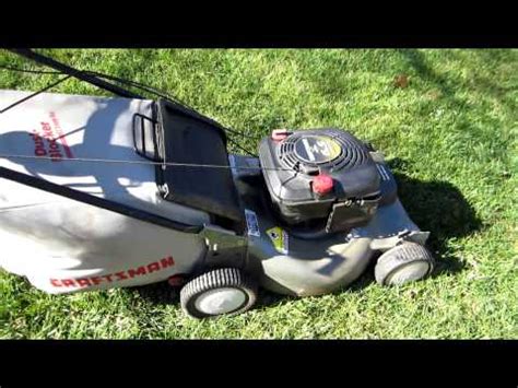 Taking the gas tank off and carburetor apart and a good cleaning. How-to Repair Craftsman Self Propelled Lawn Mowers