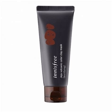 The texture is light and not heavy when applied to face, easy to dry, but leaves no effect on me. Маска с вулканической глиной Innisfree Volcanic Color Clay ...