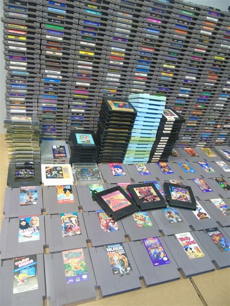 Nes Nintendo The Complete Collection Video Game Console System Lot