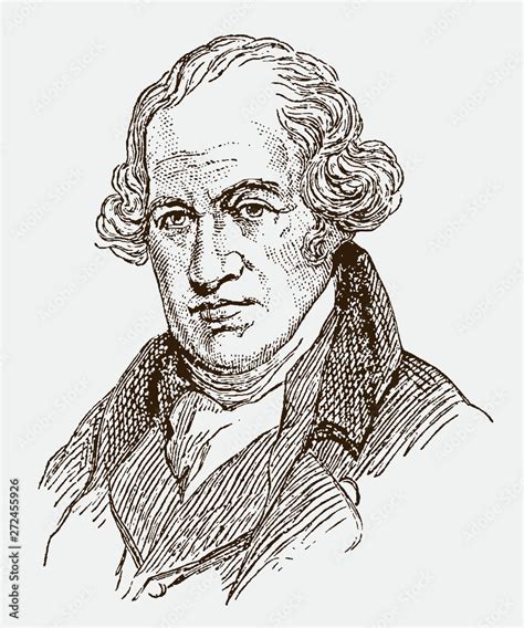 Portrait Of James Watt Historic Scottish Inventor Engineer And