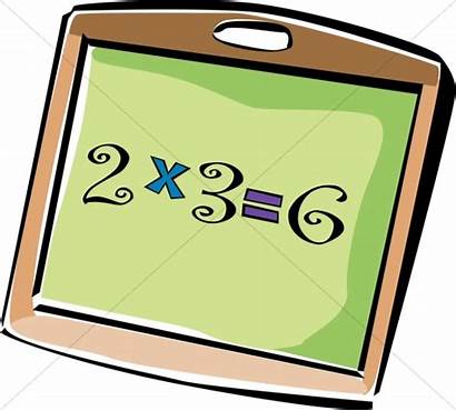 Multiplication Clipart Clip Chalkboard Multiply Classroom Math