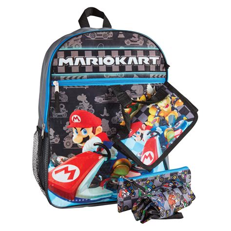 Nintendo 5 Piece Mario Kart Backpack Shop Backpacks At H E B