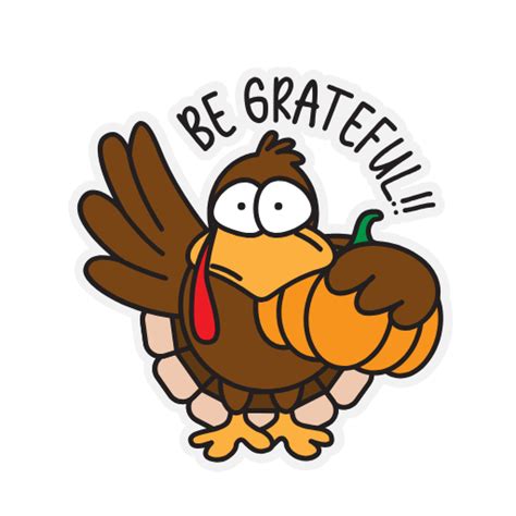 Free Customizable Thanksgiving Stickers Dochipo