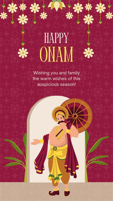 Wish You Happy Onam Pookalam With Name In Happy Onam Happy Onam Hot