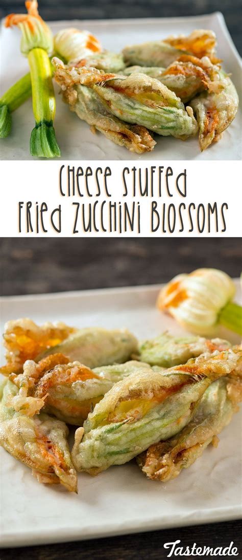 They require only a few ingredients to make and 5 minutes. Deep-Fried Zucchini Blossoms | Recipe (With images ...