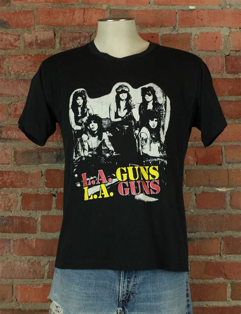 Vintage La Guns Concert T Shirt 1988 No Mercy Tour Large Etsy
