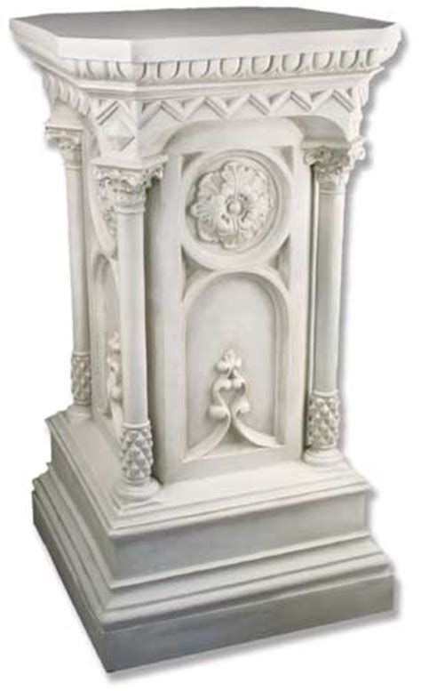 Columned Church Pedestal For Statues