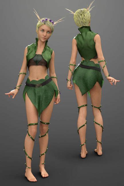 Dforce Thorn Dryad Outfit For Genesis 8 Females 3d Models For Daz