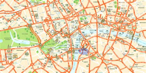 London Map Tourist Attractions