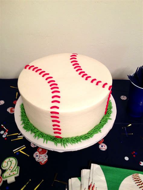 Pin By Lala B On Party Baseball Birthday Cakes Birthday Cake