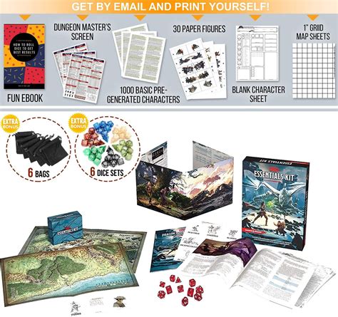 Buy Dungeons And Dragons Essentials Kit 5th Edition With Complete