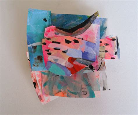 Untitled Abstract Paper Kearney Painted Paper Art Journal Pages