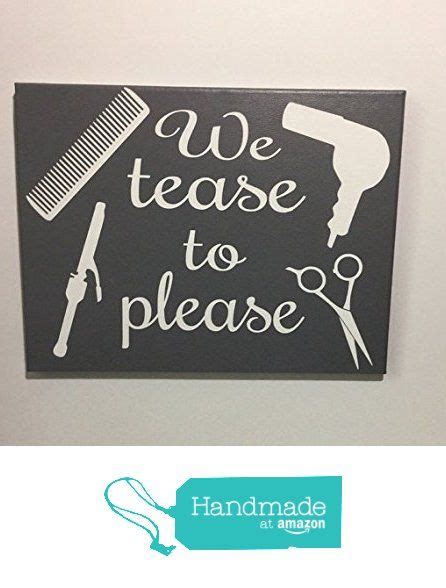 Painted Canvas Sign Hair Salon Decor T For Hair Stylist Beauty