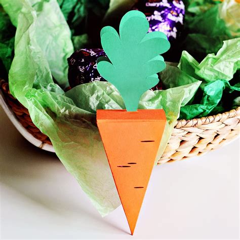 Fun DIY Carrot Treat Box Printable for Easter - The Party Bloc