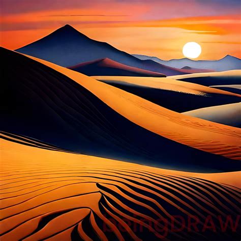 14 Captivating Desert Drawings Beingdraw
