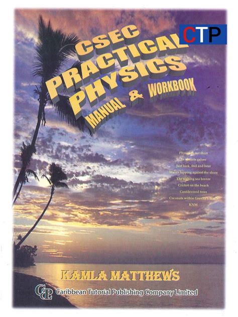 Csec Practical Physics Manual And Workbook Caribbean
