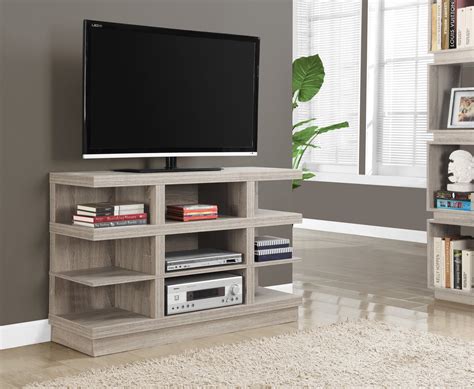 Tv Stand 48l Dark Taupe Living Room Entertainment Center Home