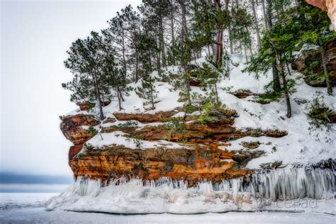 Ice Caves At The Apostle Islands National Lakeshore On Lake Superior