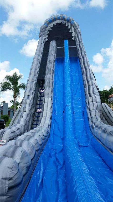 Biggest Water Slide Bounce House In Florida The Twister Water Slide