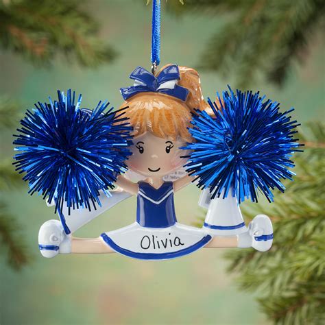 Personalized Cheer Ornament Cheerleader Ornaments