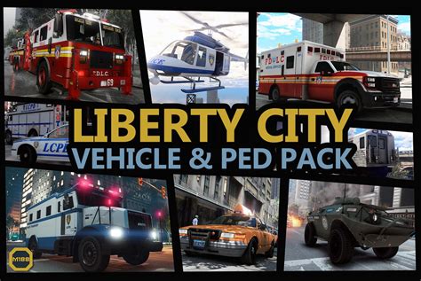 Liberty City Vehicle Ped Pack Fdlc Lcpd And More Add On