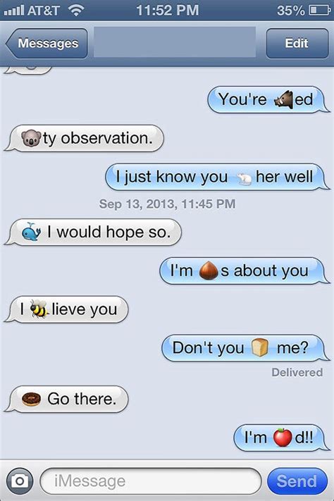 15 Cute And Funny Emoji Text Messages