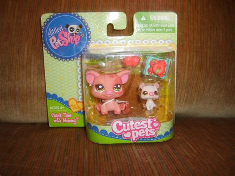 Littlest Pet Shop Cutest Pets Mommy Baby Pigs 2672 And 2673 Series 2