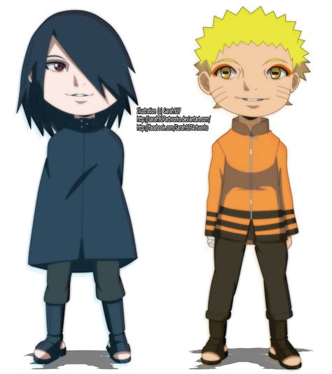 Sasuke And Naruto Boruto The Movie Chibi By Sarah927artworks On Deviantart