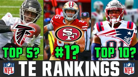 Ranking Nfl Tight Ends From Worst To First 2021 Nfl Tight End Rankings