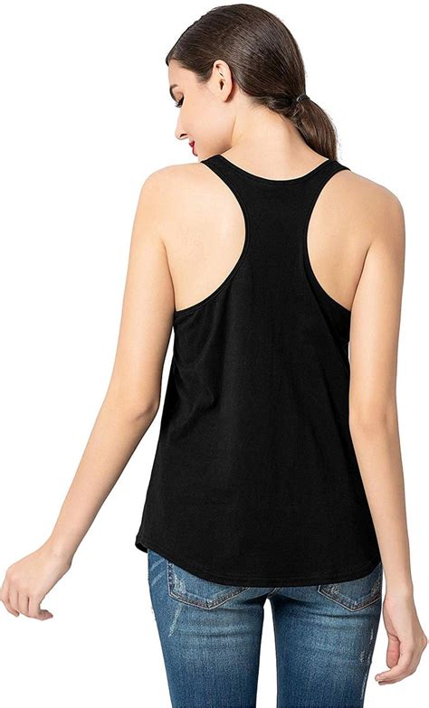 Pinjia Womens Birthday Party Racerback Tee Tank Tops Black Size Large