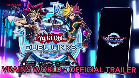 Yu Gi Oh Duel Links Vrains World Official Trailer Youtube