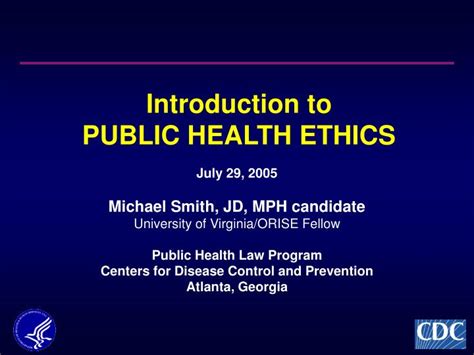 Ppt Introduction To Public Health Ethics Powerpoint Presentation Id