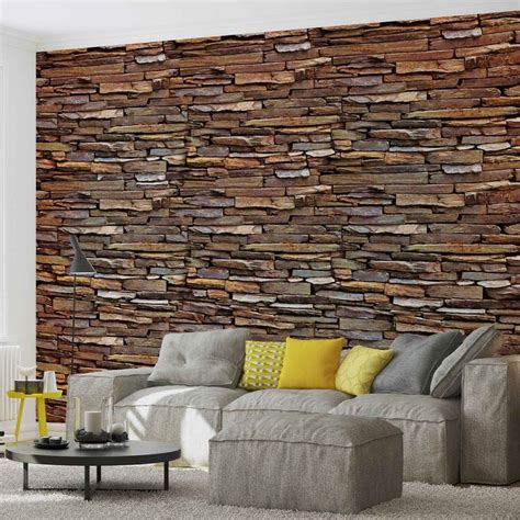 Stone Wall Wall Mural Buy Online At Europosters