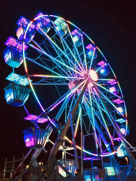 Beautiful Bokeh Ferris Wheel Ferris Wheel Fun Spot America Atlanta