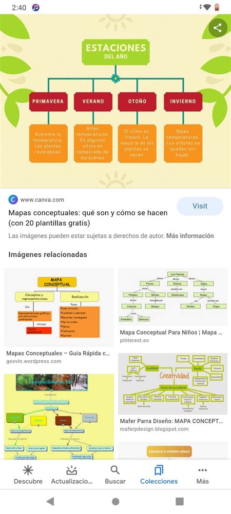 Canva Mapa Conceptual Plantilla