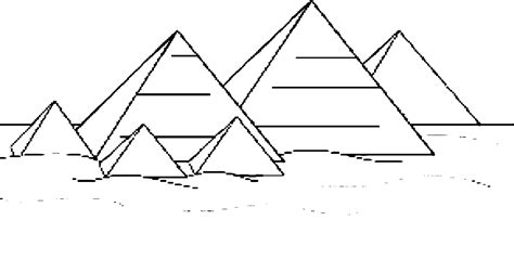 Egypt Pyramid Coloring Pages - thiva-hellas