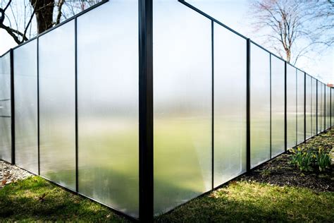 Glass Fence The Frost House Glass Fence Fence Design Fence Panels