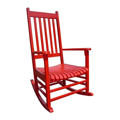 Designed to collaborate with other Shop International Concepts Red Acacia Patio Rocking Chair at Lowes.com