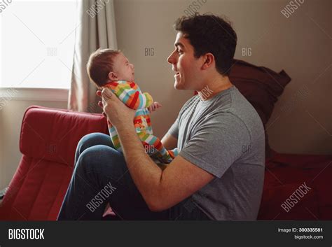 Young Caucasian Father Image And Photo Free Trial Bigstock