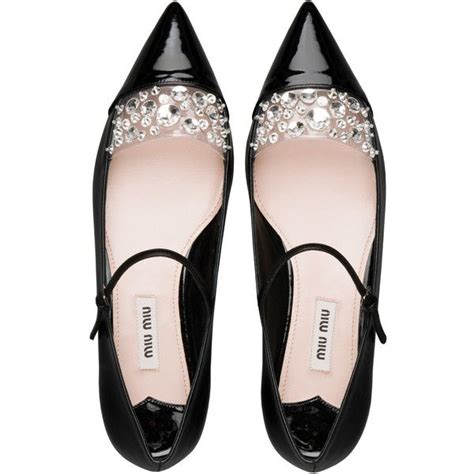 Miu Miu Ballerina 3405 Ils Liked On Polyvore Featuring Shoes Flats