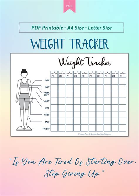 Free Printable Weight Loss Tracker Macro And Calorie Calculator Food