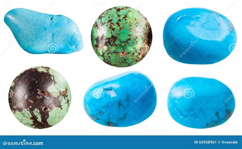Turquoise And Its Imitations Gem Stones Stock Image Image Of Cabochon