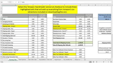 Paypal business loan requires companies to be in business for at least 9 months. Monthly Sales and Expenses Spreadsheet - Summarizes Etsy & Paypal CSV's | Cost of goods sold ...