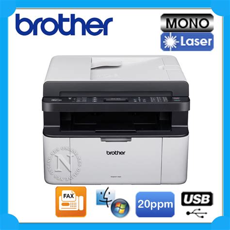 Original brother ink cartridges and toner cartridges print perfectly every time. Brother MFC-1810 4in1 Mono Laser USB MFP Printer+FAX+ADF ...