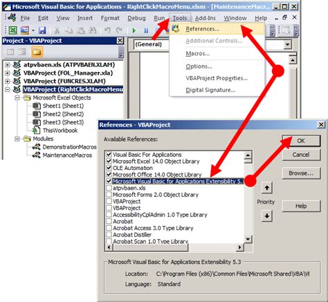 How to use the vba editor in excel? Tom's Tutorials For Excel: Customizing Your RightClick ...