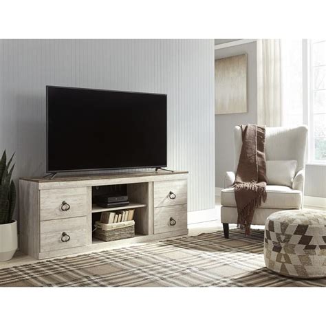 Signature Design By Ashley Tv Stands Willowton Ew0267 268 Large Tv